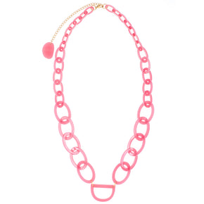 Original D Necklace | Honeysuckle Pink | Glasses Chain | RASSIN & SHEN